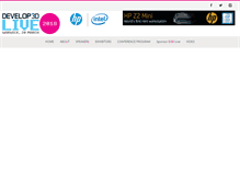Tablet Screenshot of develop3dlive.com